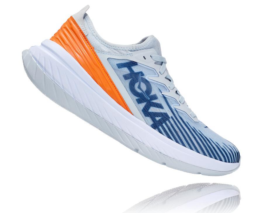 Zapatillas Running Hoka One One Hombre - Carbon X-Spe - Blancas/Azules - RKN758364